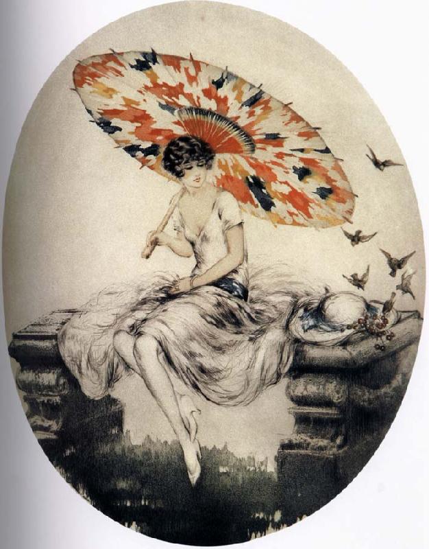 Louis Lcart Umbrella oil painting image